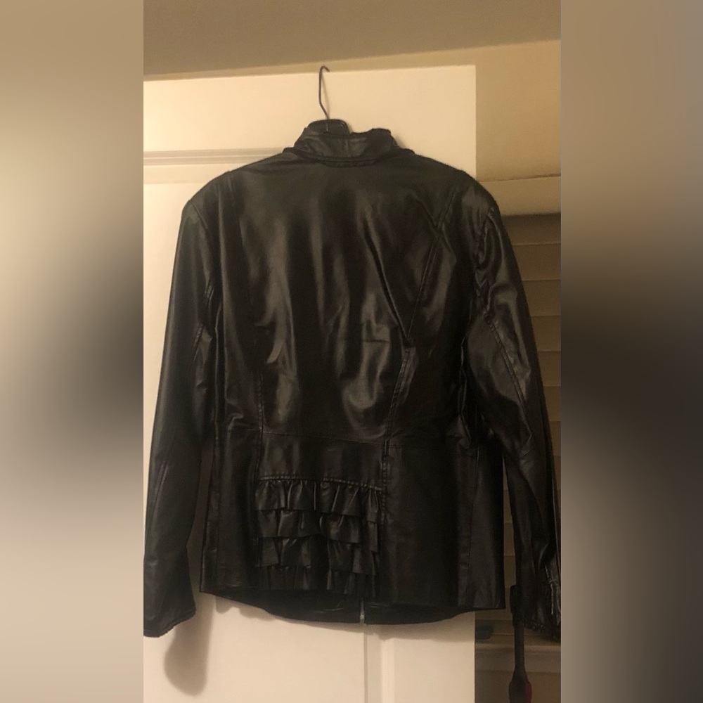 Pamela McCoy leather jacket